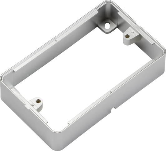 Knightsbridge 2GSBGY 2 Gang 32mm Surface Pattress Grey