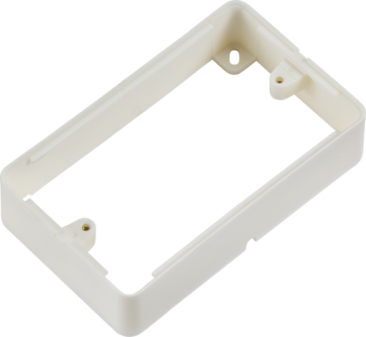 Knightsbridge 2GSBW 2 Gang 32mm Surface Pattress White