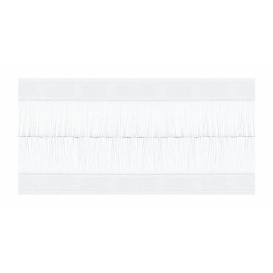 Euro 2GWBRUSH 100 x 50mm Brush Module White