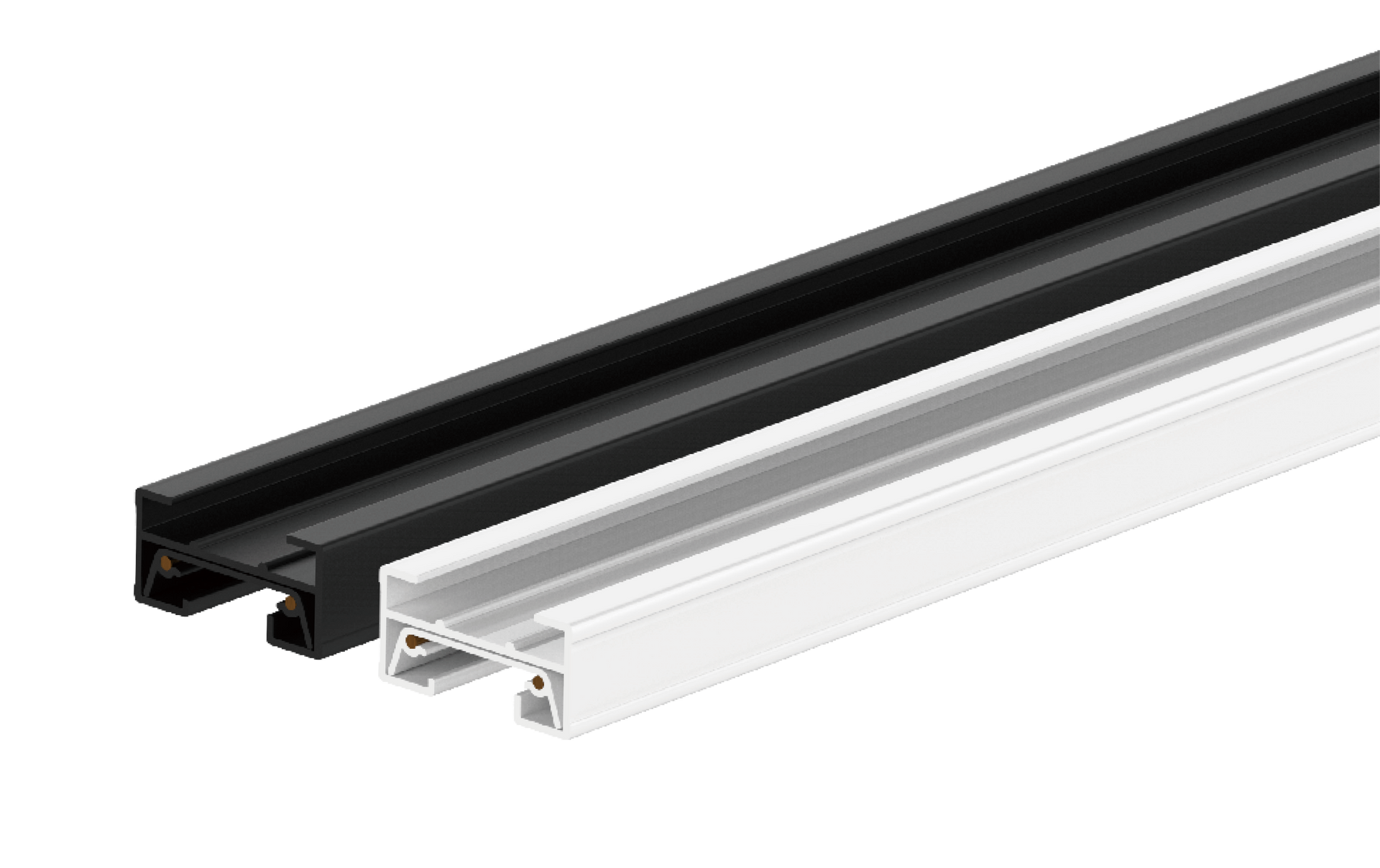 Kosnic TRK2W1C06-WHT SCT2 Single Circuit 2 Wire Track Kit 600mm White