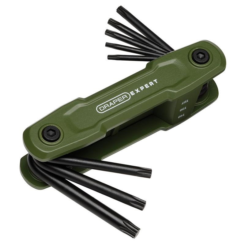 Draper Expert 8TFHKS Folding Hex Key Set 8pc