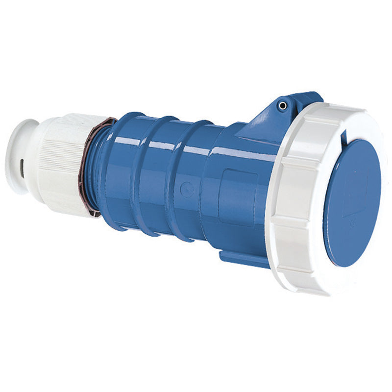 CEE Norm 31512 16A 7P 240V Trailing Socket IP67 Blue