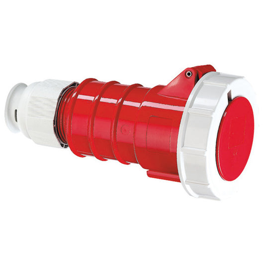 CEE Norm 31513 16A 7P 415V Trailing Socket IP67 Red