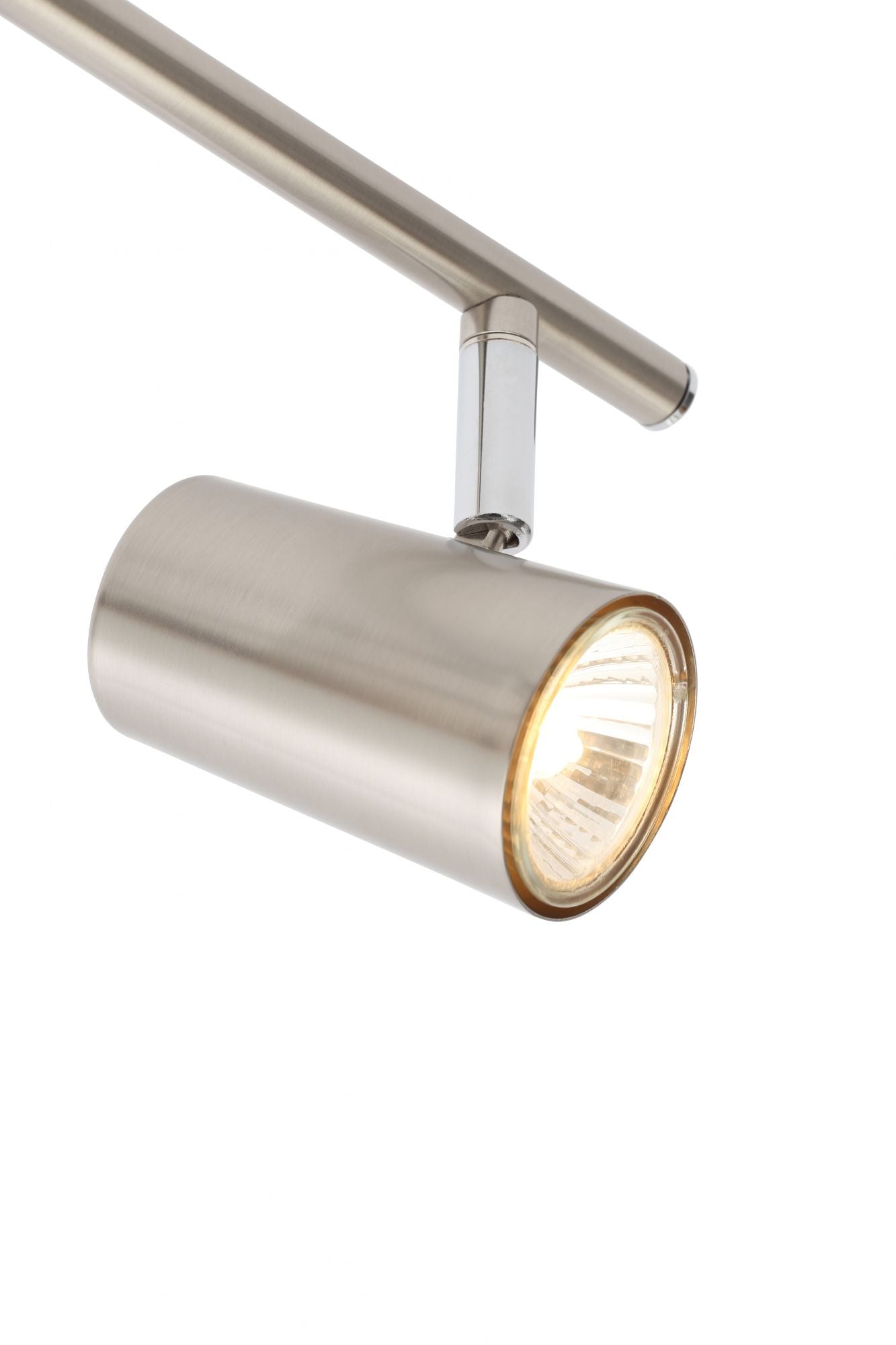 Forum INL-31723-SNIC Harvey 4 x GU10 Contemporary Bar Spotlight IP20 Satin Nickel
