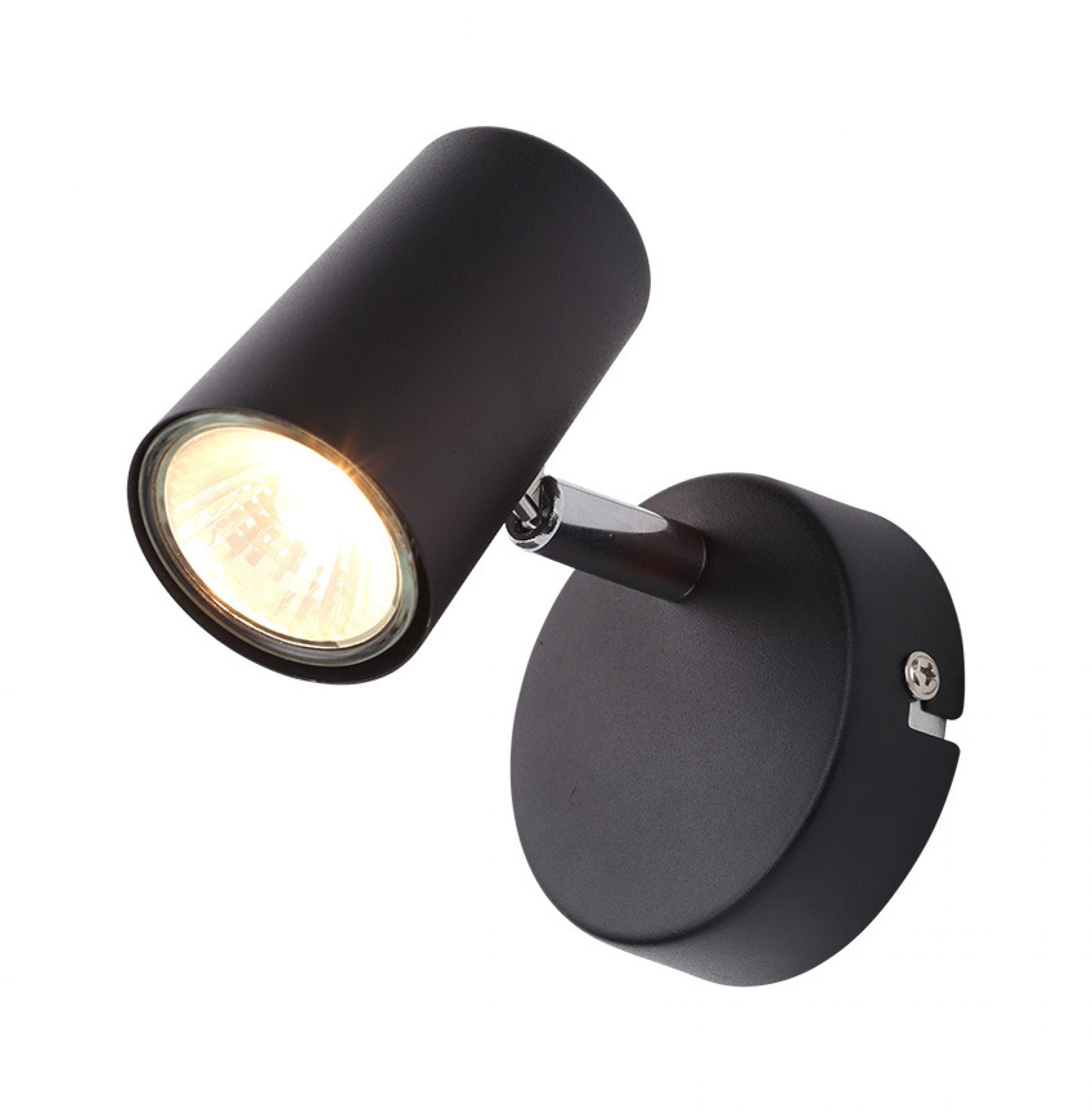 Forum INL-31775-BLK Harvey GU10 Contemporary Spotlight IP20 Black