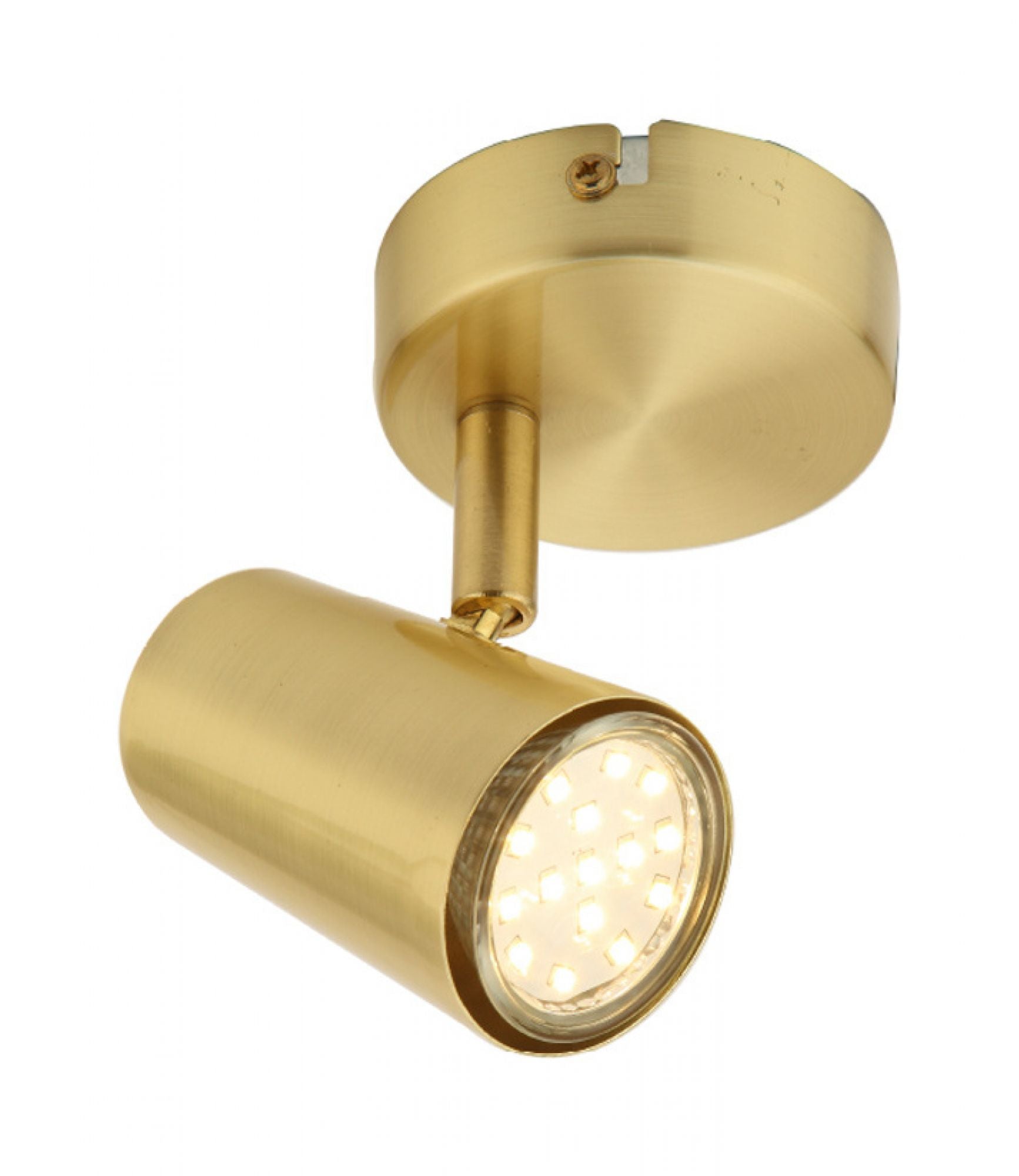 Forum INL-31775-SBRS Harvey GU10 Contemporary Spotlight IP20 Satin Brass