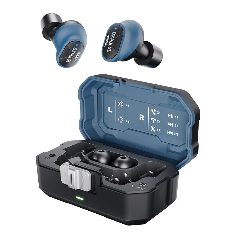 Draper EARBUDS DX PULSE Noise Isolating Earbuds with Charging Case