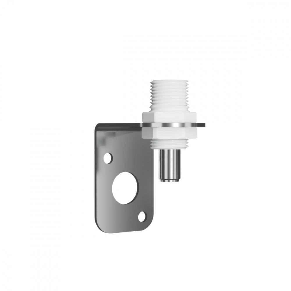 Switchtec 31912 Sirena NXT Stainless Steel 90 Degree Wall Mount Bracket with M12-8 Adaptor Grey