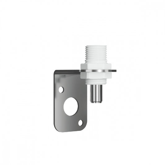 Switchtec 31912 Sirena NXT Stainless Steel 90 Degree Wall Mount Bracket with M12-8 Adaptor Grey