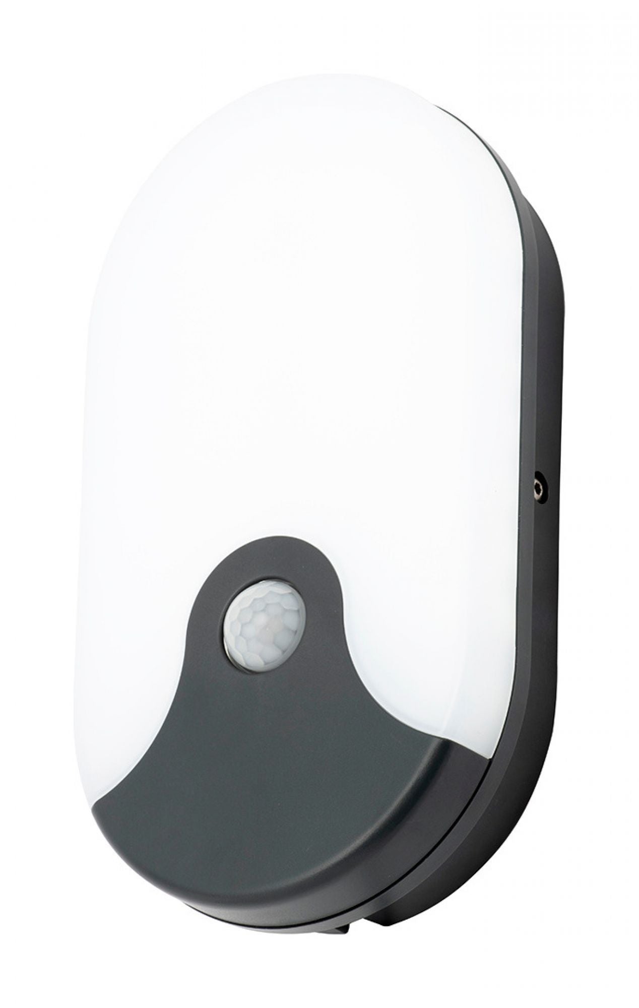 Forum CZ-34017-BLK Turus 15W CCT LED Oval Bulkhead with PIR IP65 Black