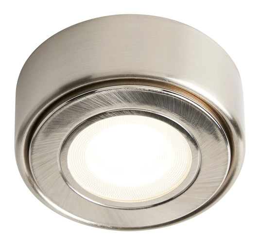 Forum CUL-35860 Ellen 3W CCT LED Round Surface Under Cabinet Light IP20 Satin Nickel