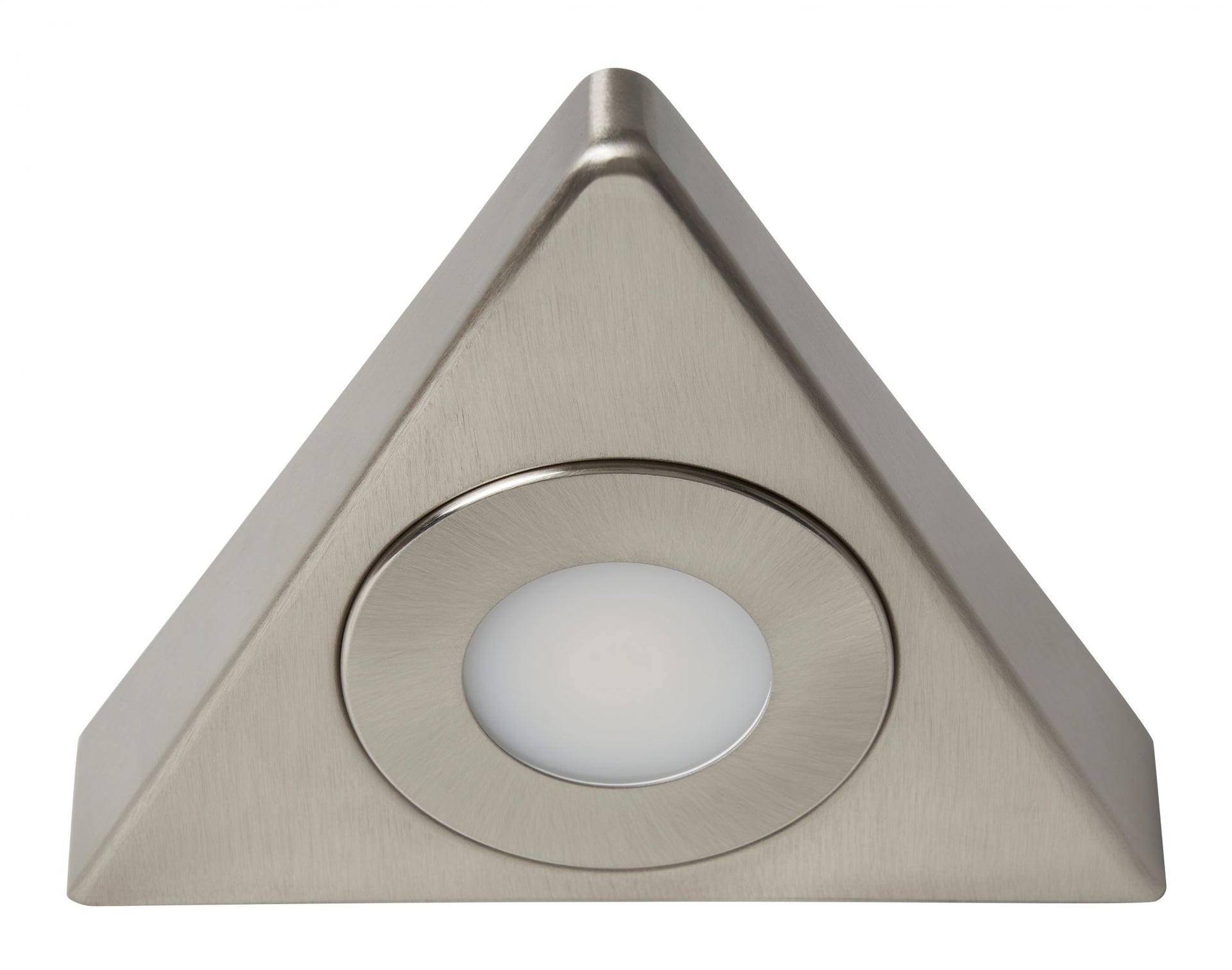 Forum CUL-35865 Ayla 3W CCT LED Triangular Round Surface Under Cabinet Light IP20 Satin Nickel