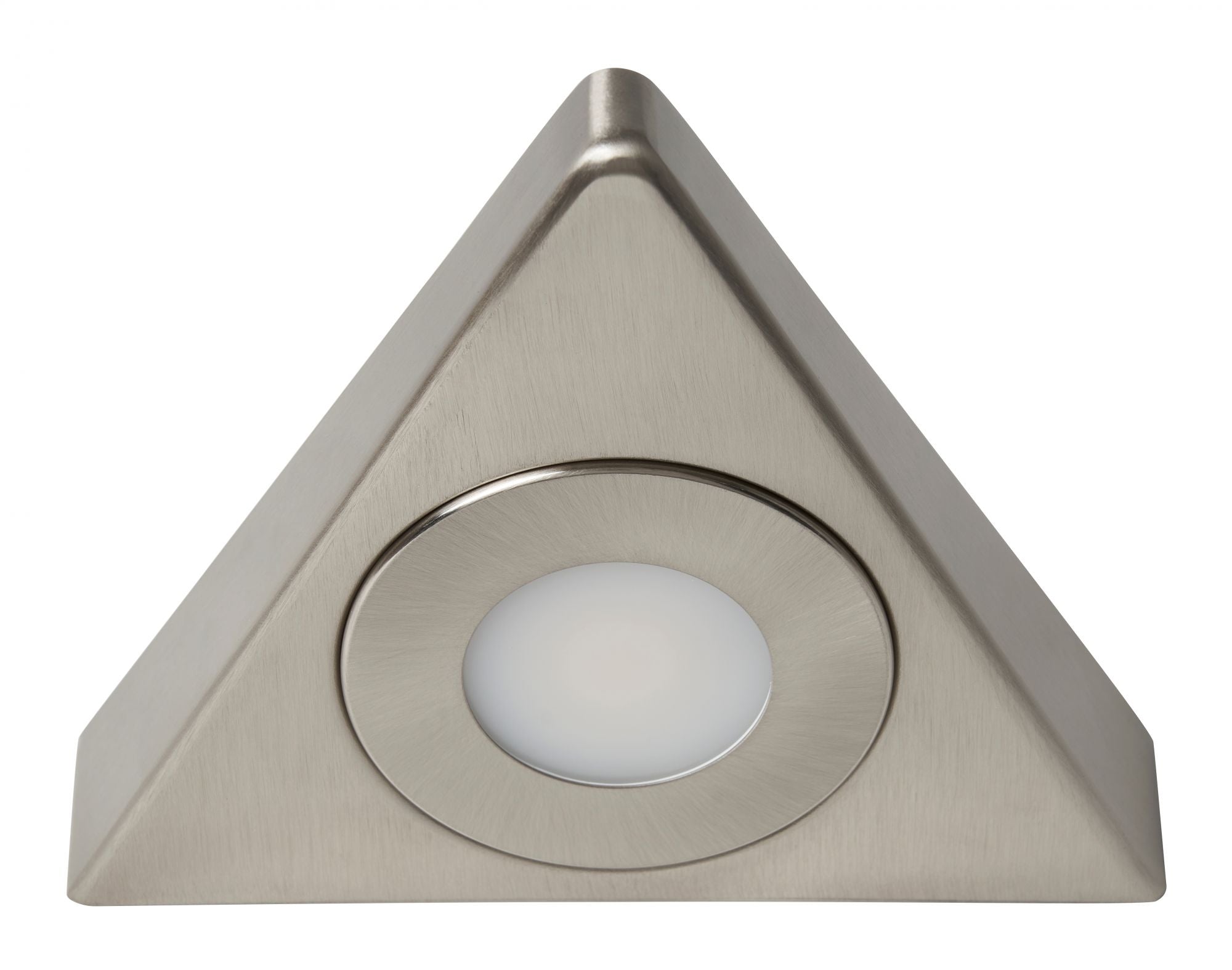 Forum CUL-35865 Ayla 3W CCT LED Triangular Round Surface Under Cabinet Light IP20 Satin Nickel