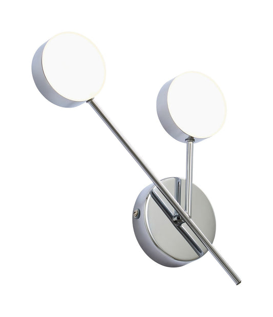 Forum SPA-36309-CHR Edessa 10W LED Low Profile Wall Light 4000K IP44 Chrome