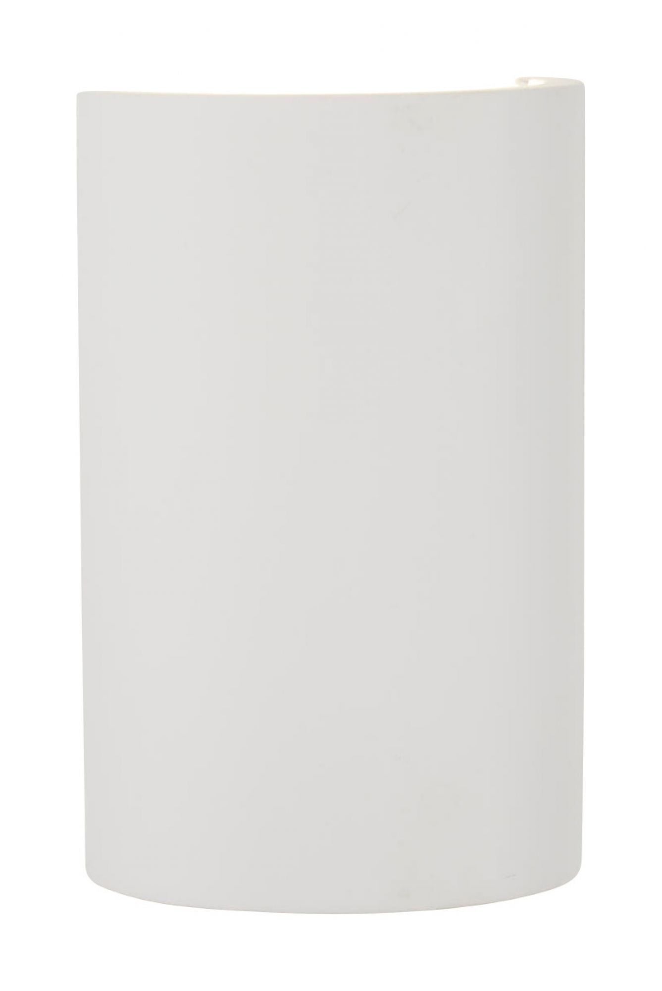 Forum INL-37221 Martos G9 Curved Up / Down Wall Light (Paintable) IP20 White Plaster