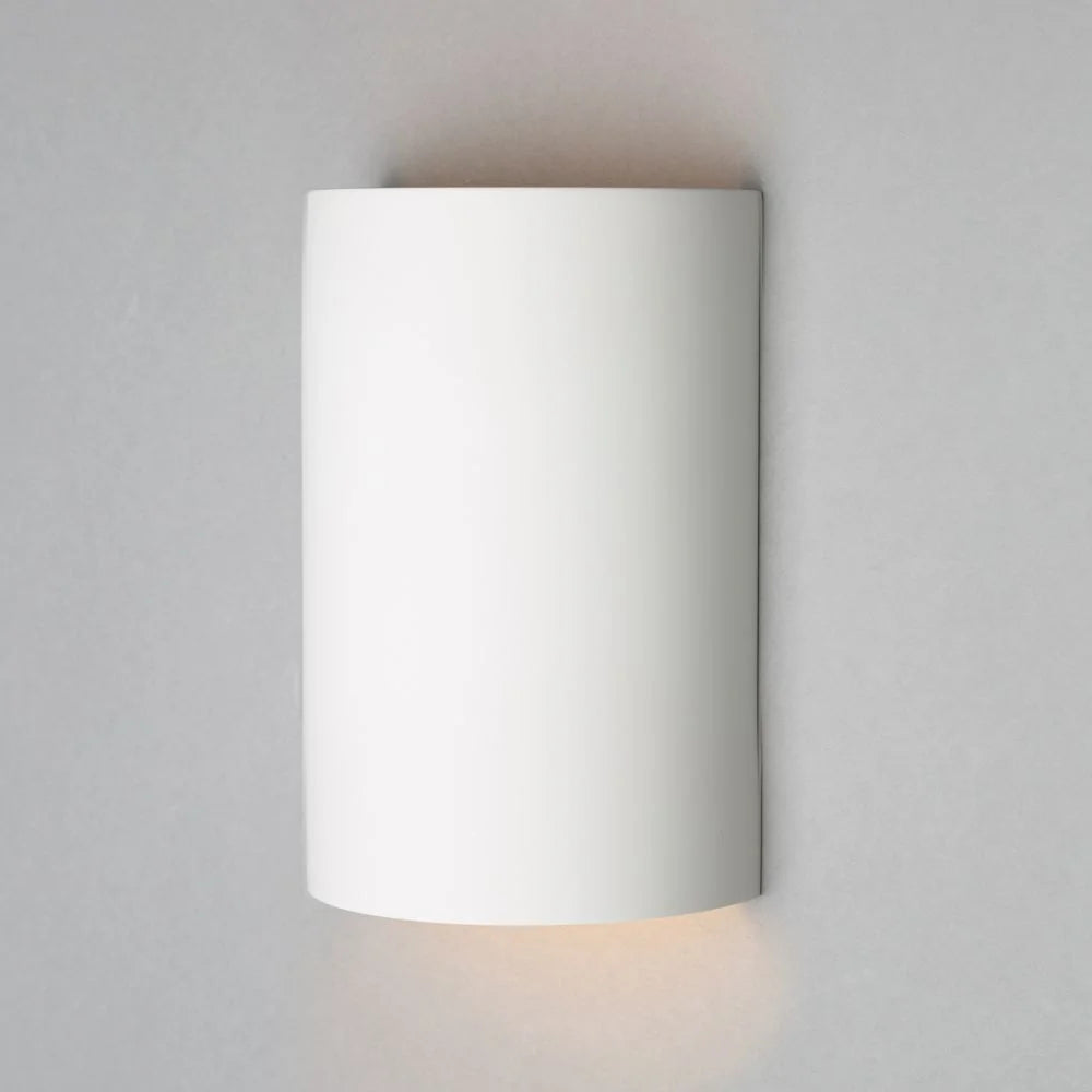 Forum INL-37221 Martos G9 Curved Up / Down Wall Light (Paintable) IP20 White Plaster