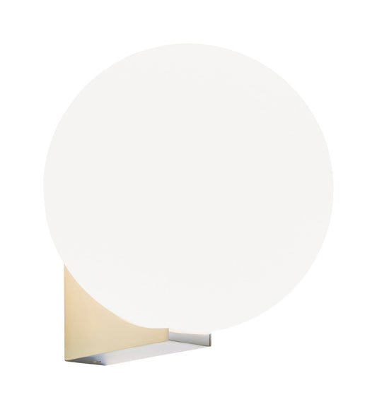 Forum SPA-38576-CHR Thiva G9 Globe Wall Light with Opal Glass Shade IP44 Chrome