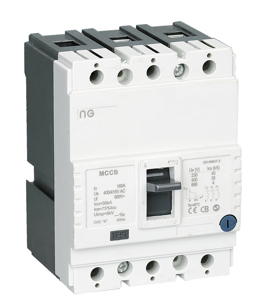 Niglon 3MCCB-200 200A TP Amp Adjustable MCCB