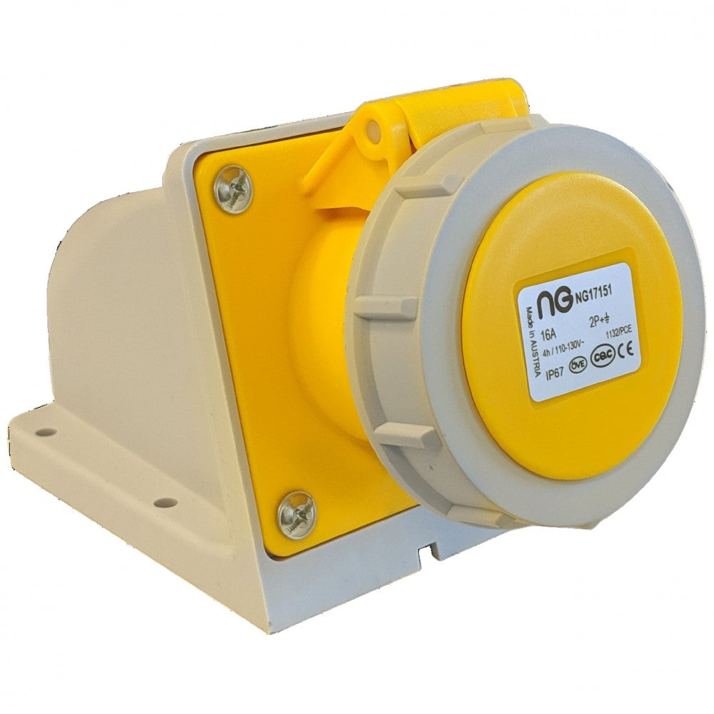 Niglon 17151 16A 3P Surface Mount Socket 110V IP67