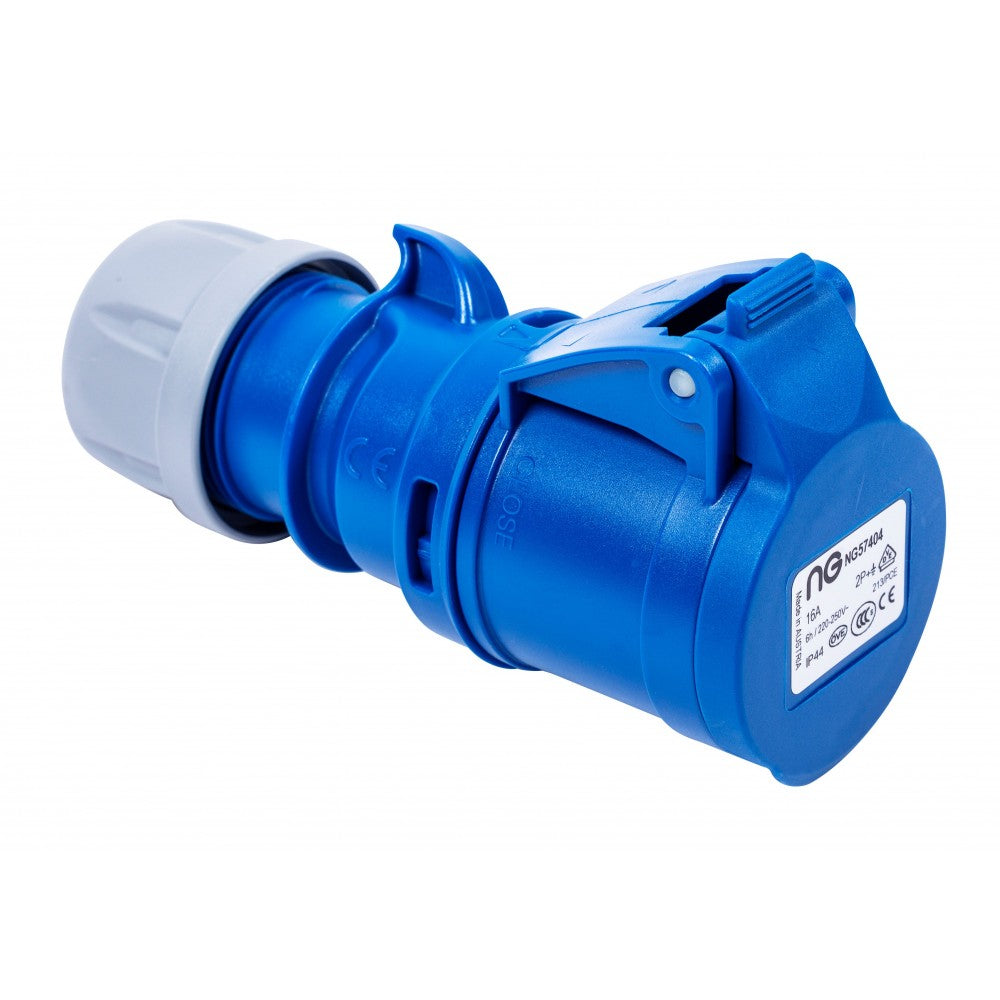 Niglon 57416 32A 3P Inline Trailing Socket 230V IP44