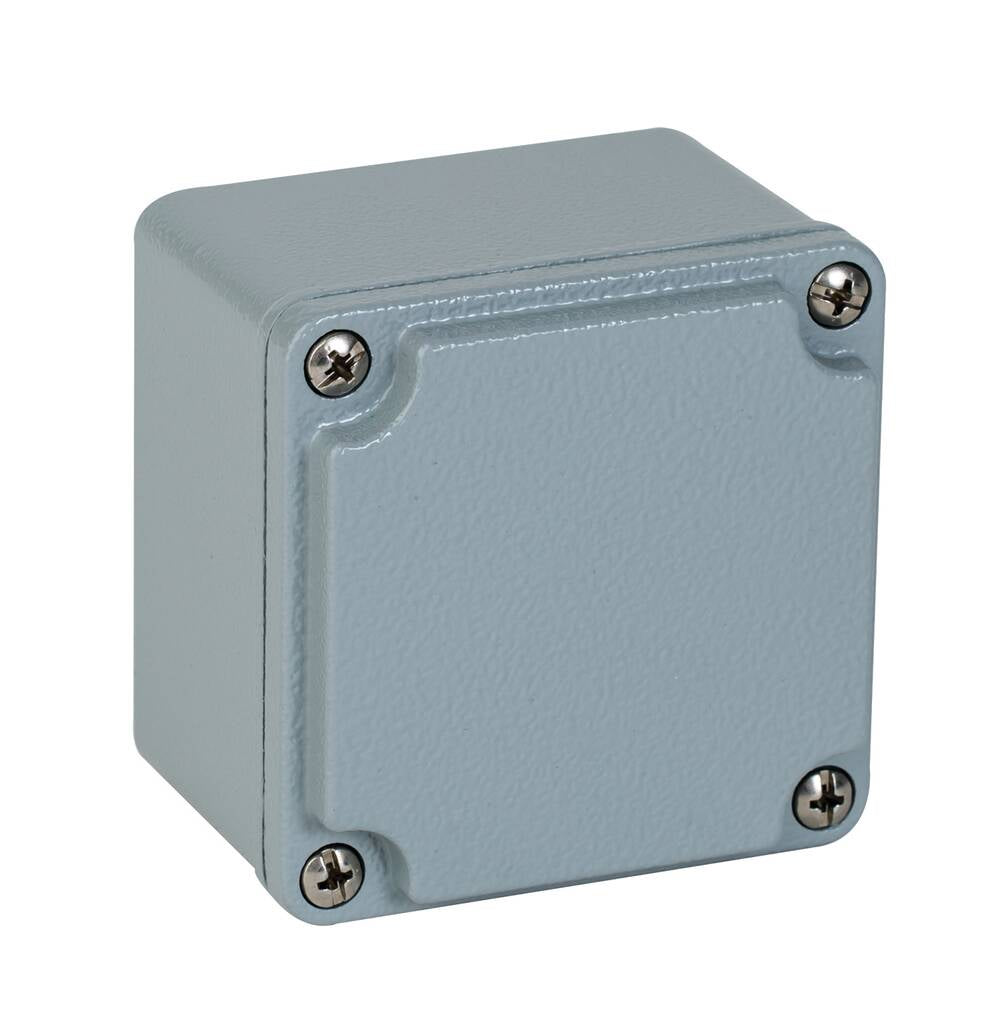 Wiska 402504 Aluminium 80 x 80 x 60 Smooth Sided Enclosure IP67