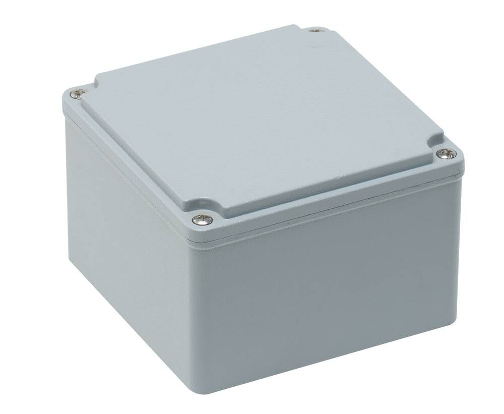 Wiska 402511 Aluminium 130 x 130 x 90mm Smooth Sided Enclosure IP67