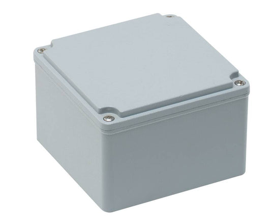 Wiska 402511 Aluminium 130 x 130 x 90mm Smooth Sided Enclosure IP67