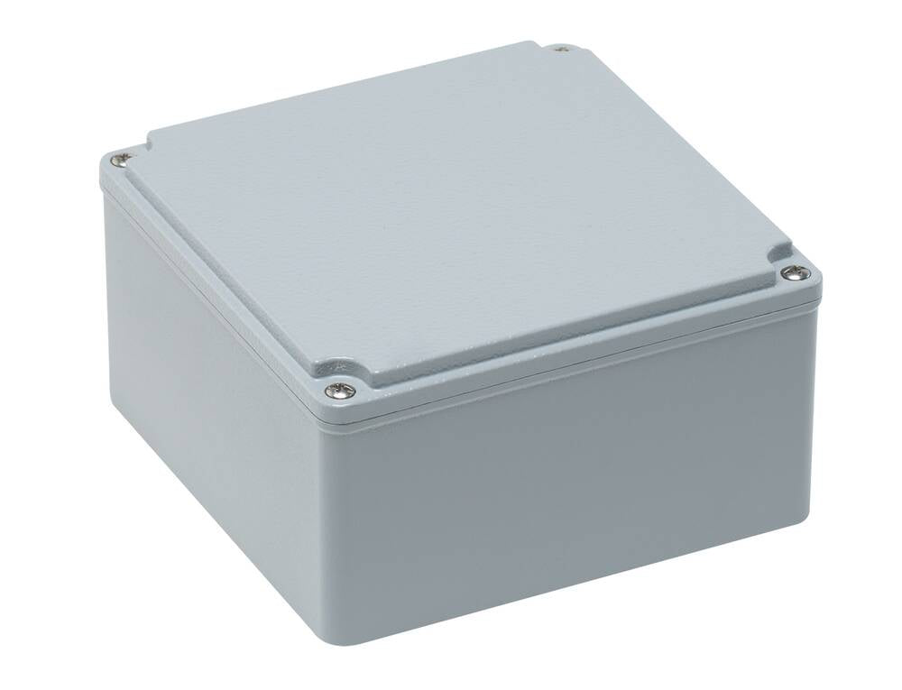 Wiska 402516 Aluminium 160 x 160 x 90mm Smooth Sided Enclosure IP67