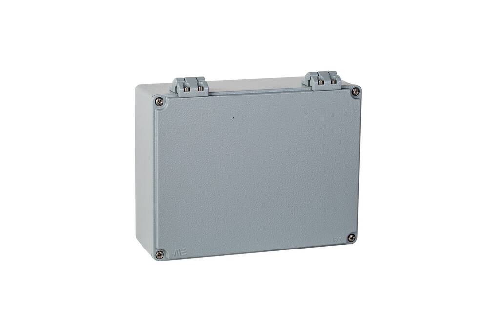 Wiska 402520H Aluminium 190 x 250 x 90mm Smooth Sided Hinged Enclosure IP67