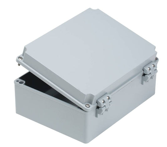 Wiska 402521H Aluminium 190 x 250 x 110mm Smooth Sided Hinged Enclosure IP67