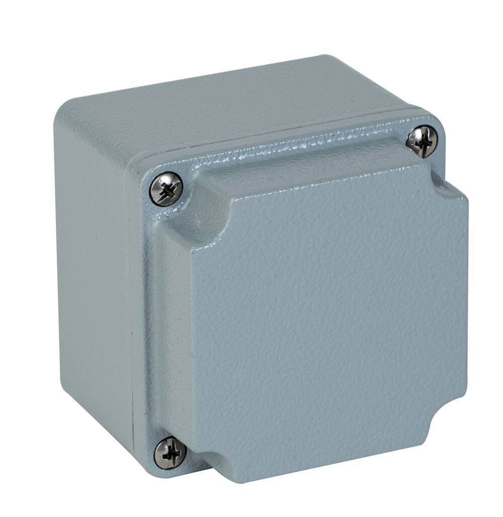 Wiska 402554 Aluminium 80 x 80 x 73mm Deep Cover Smooth Sided Enclosure IP67