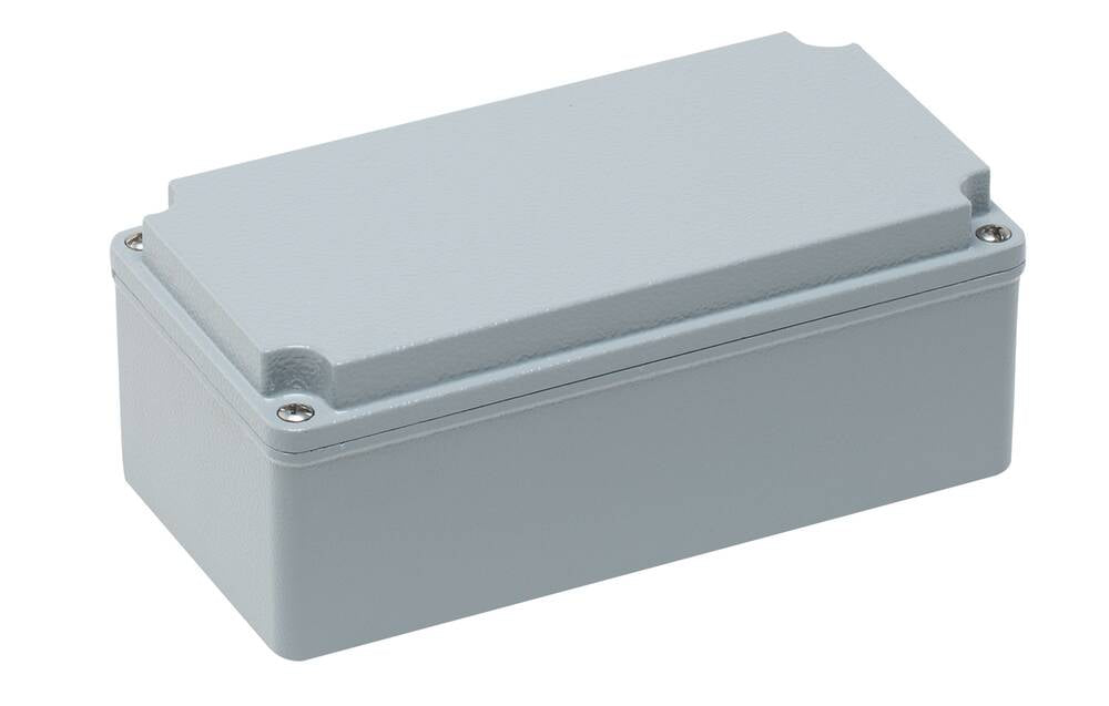 Wiska 402560 Aluminium 100 x 200 x 80mm Smooth Sided Enclosure IP67