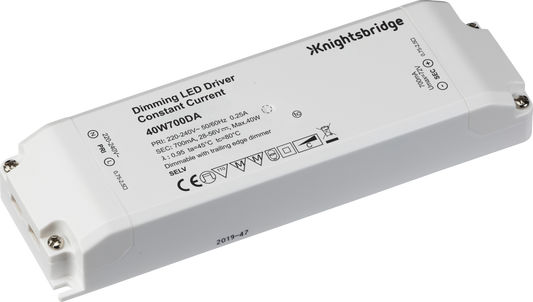Knightsbridge 40W700DA 28-56V 40W 700ma Constant Current Dimmable LED Driver
