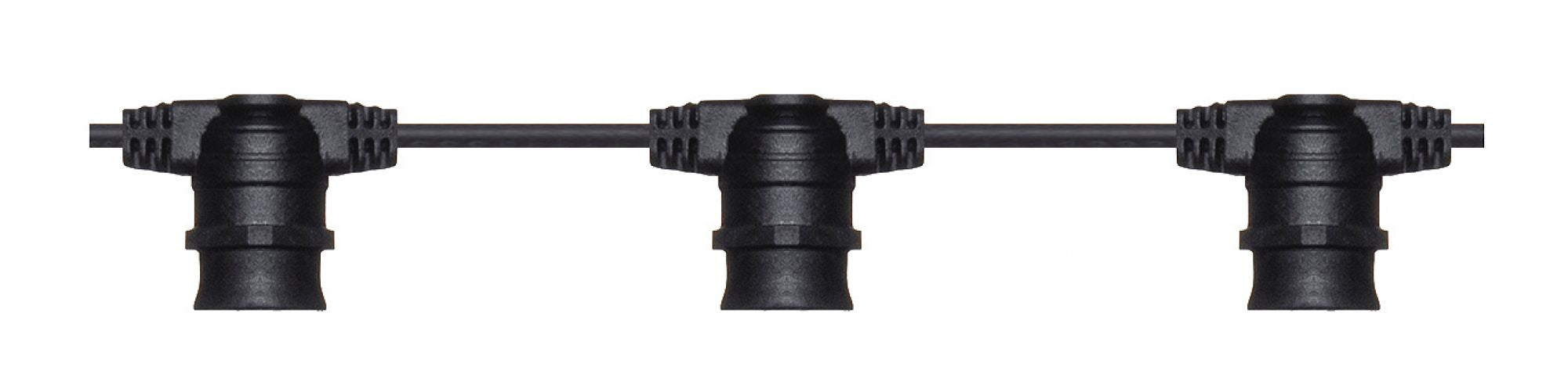 Forum ZN-41106 Hardy 20 x E27 11.4m Festoon IP44 Black