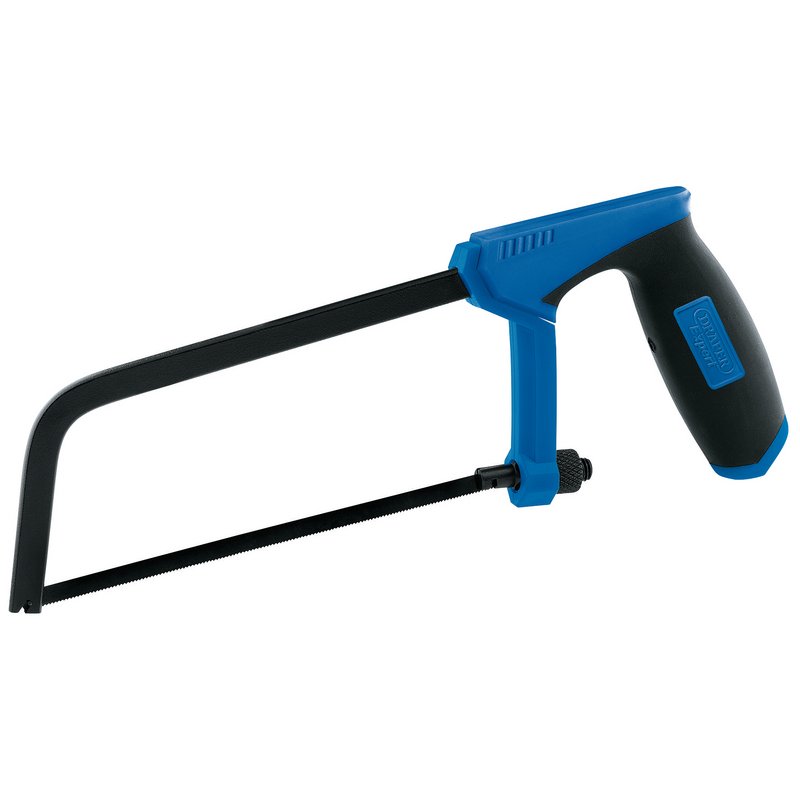 Draper Expert 1311 150mm / 6'' Soft Grip Junior Hacksaw Black & Blue