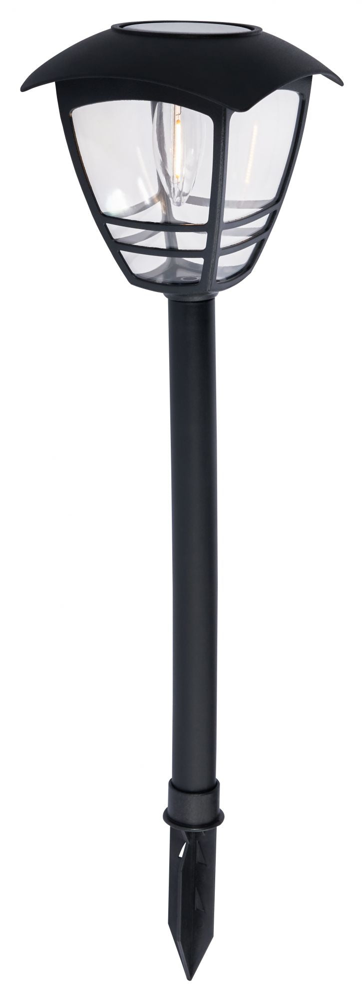 Forum ZN-42032 Cadeby 1W LED Solar Post Lantern 3000K IP44 Black