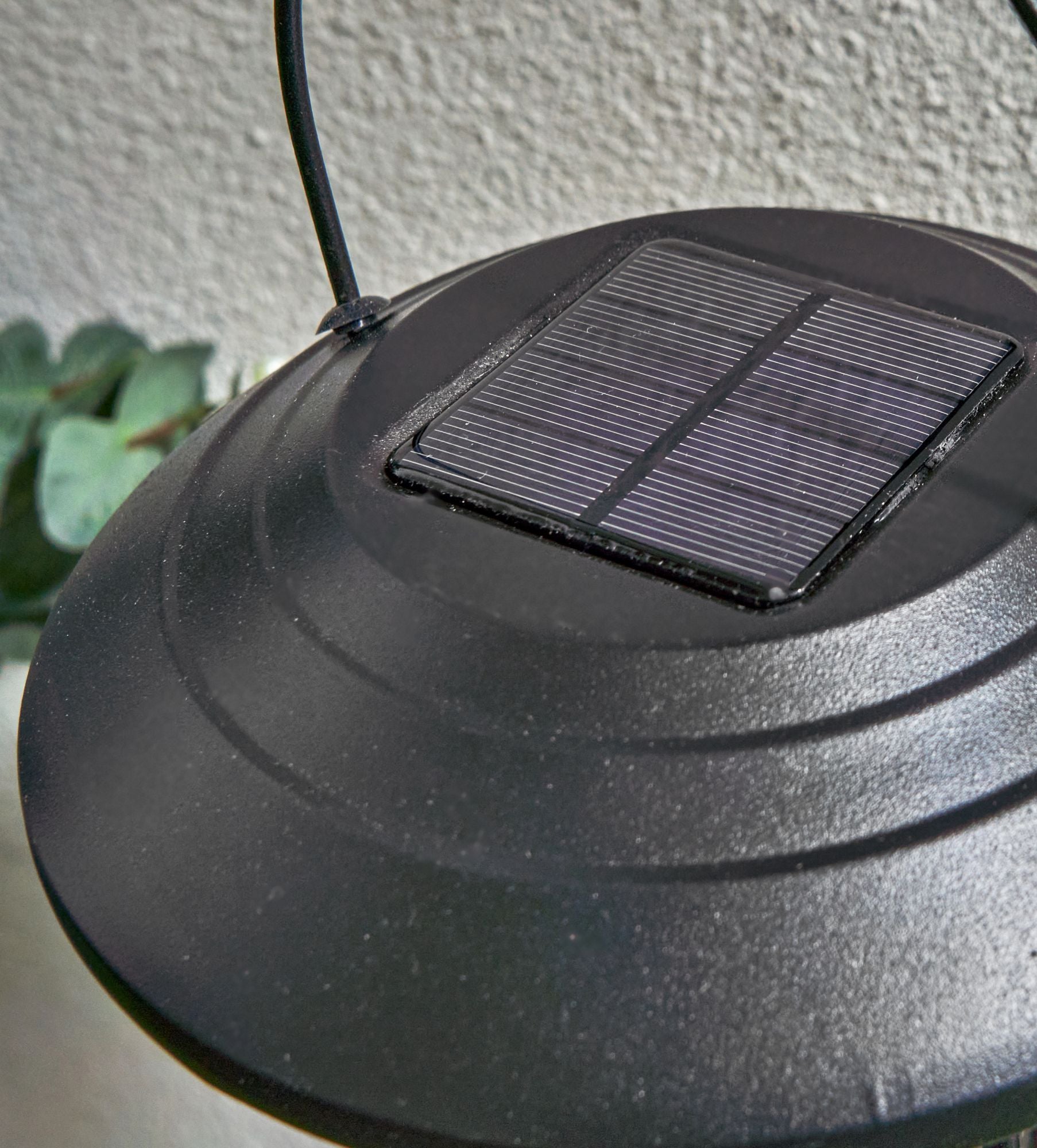 Forum ZN-42033 Horden 1W LED Solar Hanging Wall Lantern 3000K IP44 Black