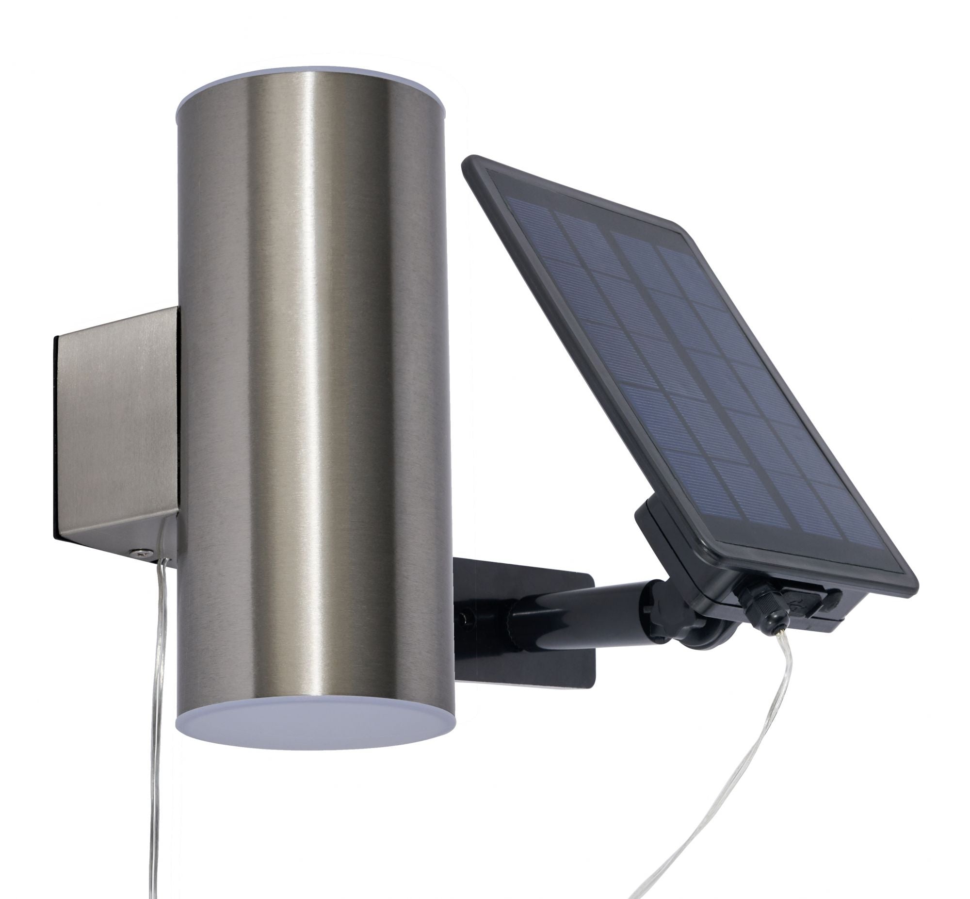 Forum ZN-42040-SST Eldon 0.4W LED Solar Up / Down Wall Light Stainless Steel