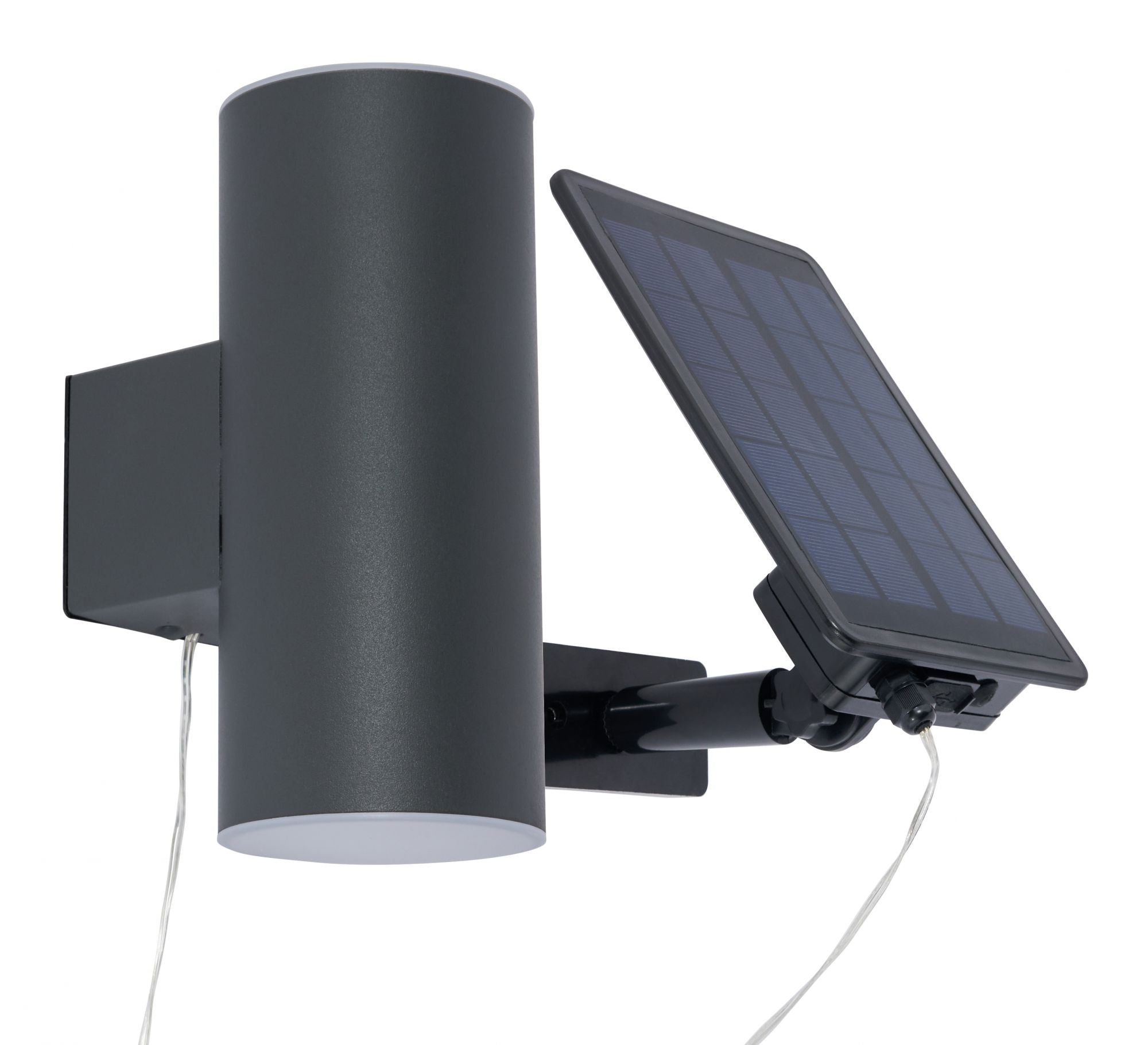 Forum ZN-42041-BLK Eldon 0.4W LED Solar Up / Down Wall Light Black