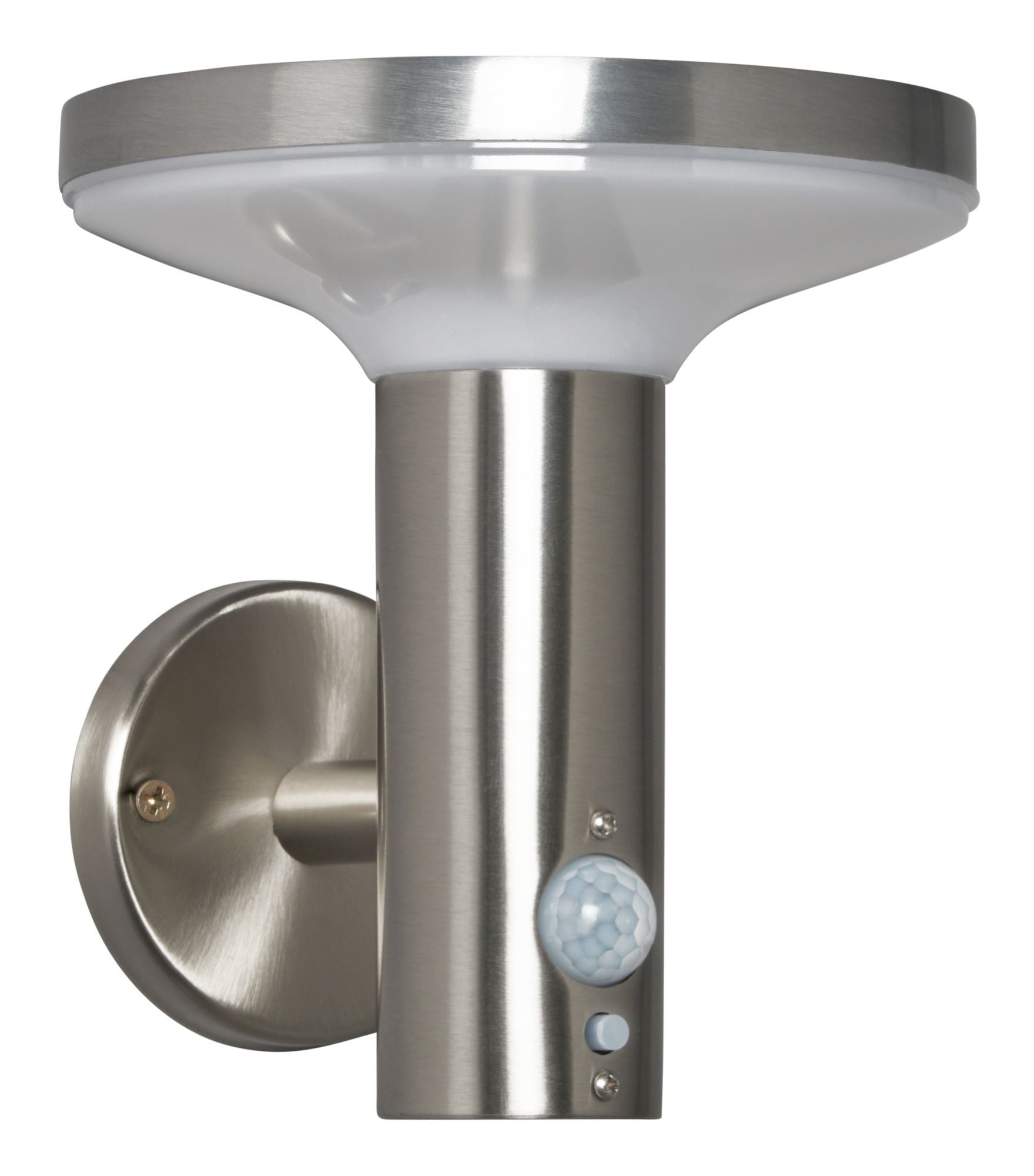 Forum ZN-42048 Claire 4.4W LED Solar Wall Light with PIR 3000K IP44 Stainless Steel