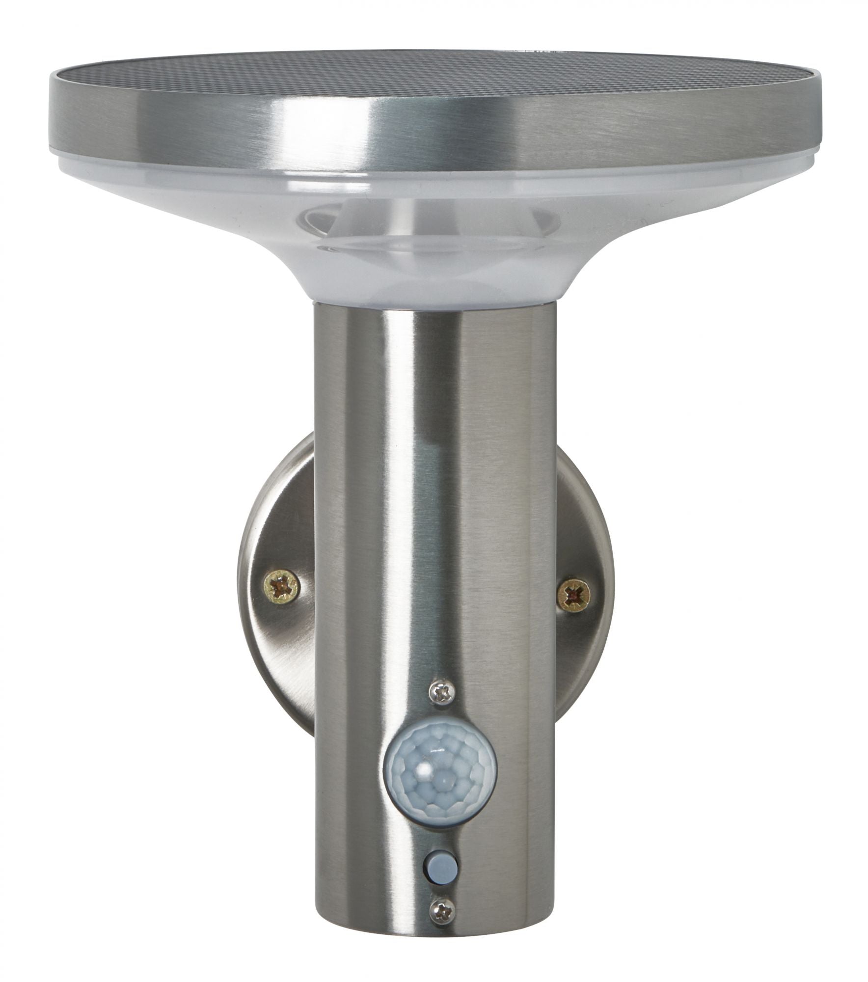 Forum ZN-42048 Claire 4.4W LED Solar Wall Light with PIR 3000K IP44 Stainless Steel