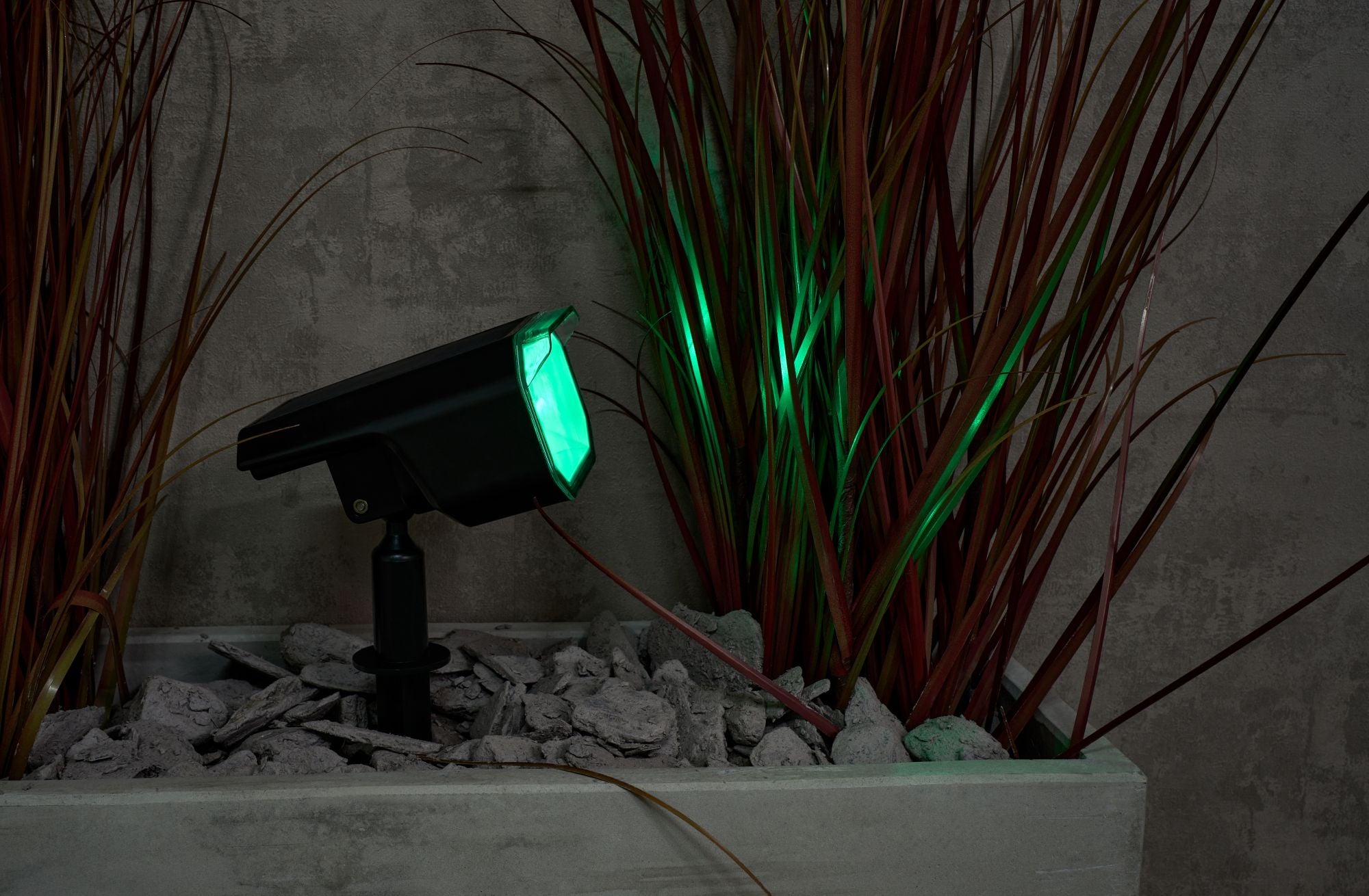 Forum ZN-42050 Byermoor 1W LED Solar Spike Light RGBW CCT IP44 Black