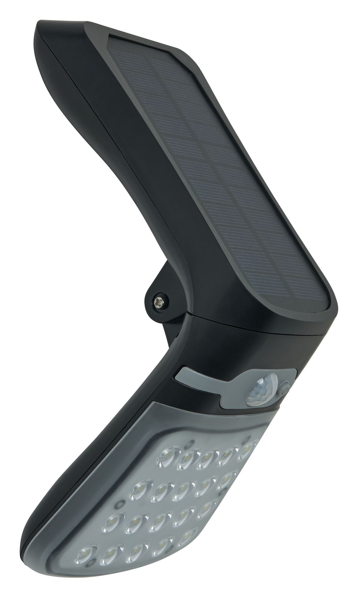 Forum ZN-42055 Blackhall 3.5W LED Solar Wall Light with Photocell and PIR 6500K Black