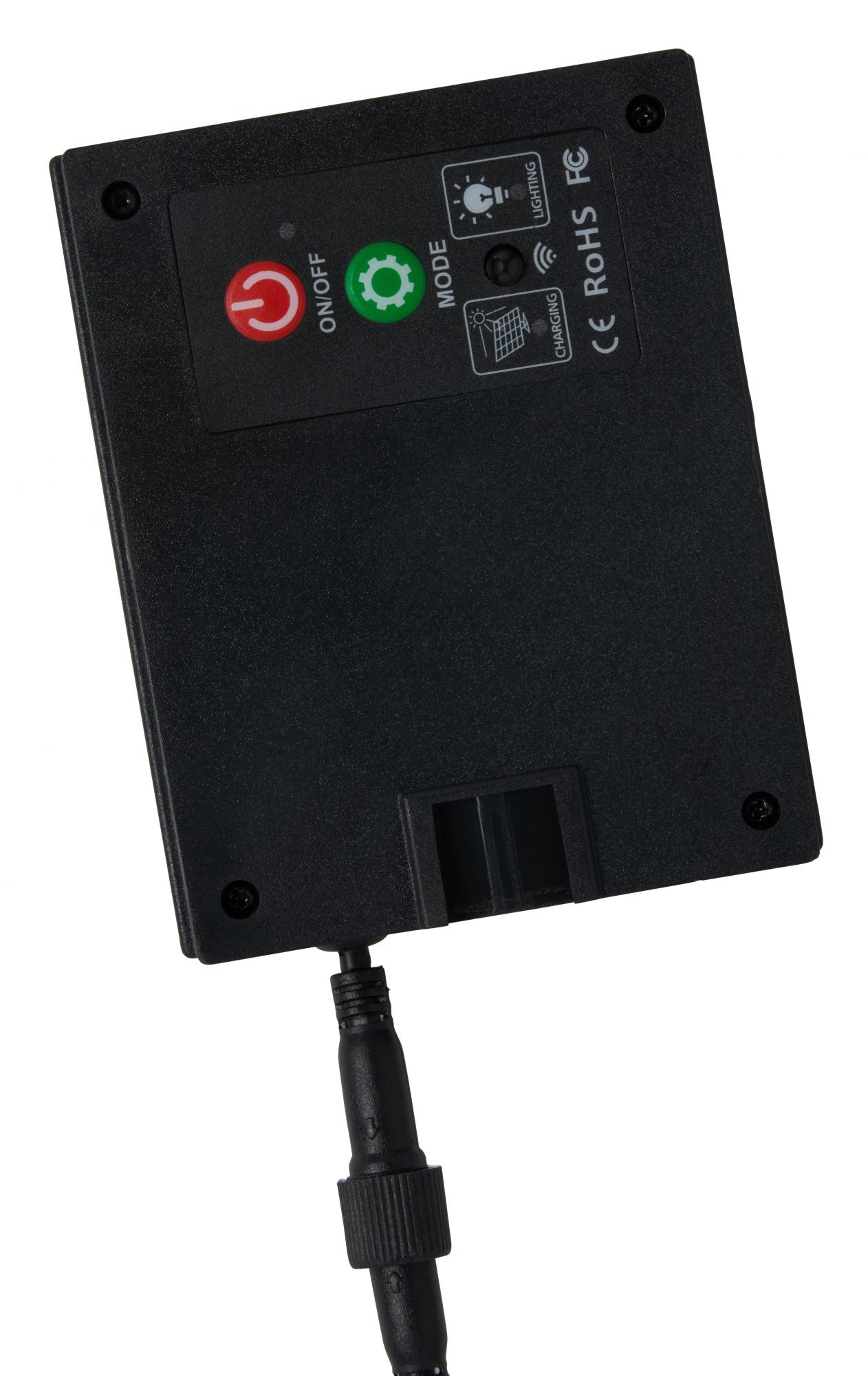 Forum ZN-42059 Daw 4 x 2W LED Solar Dual Mount Spike Light Kit RGB + 4000K IP65 Black