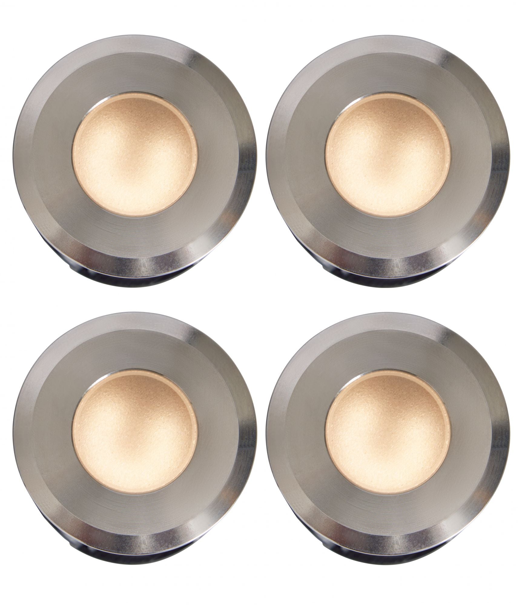 Forum ZN-42060 Ayle 4 x 2W LED Solar Deck Light Kit RGB + 4000K IP65 Stainless Steel