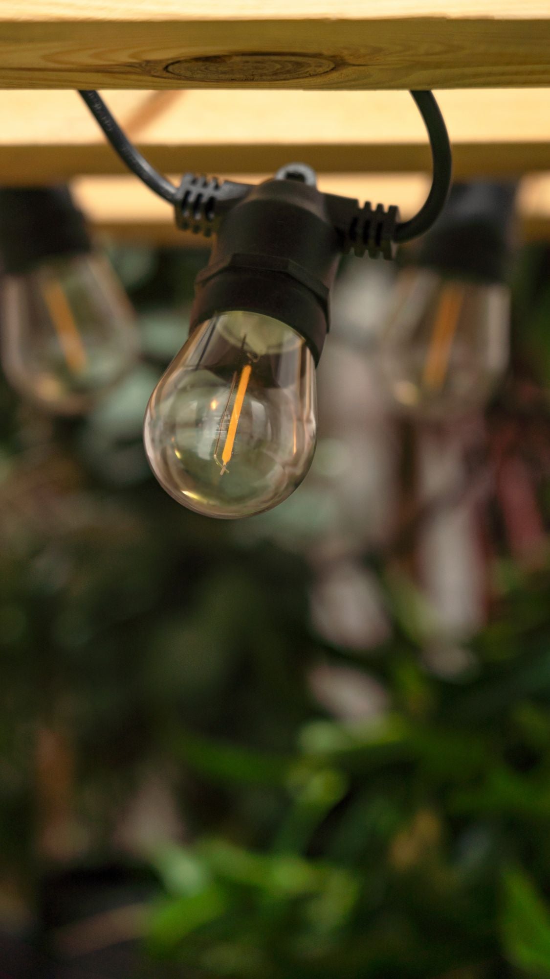 Forum ZN-42229 Wye 10 x 5W LED Solar Festoon 1m 2700K IP44 Black