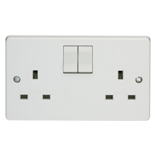 Crabtree 4306/CD 2 Gang 13A DP Switched Socket
