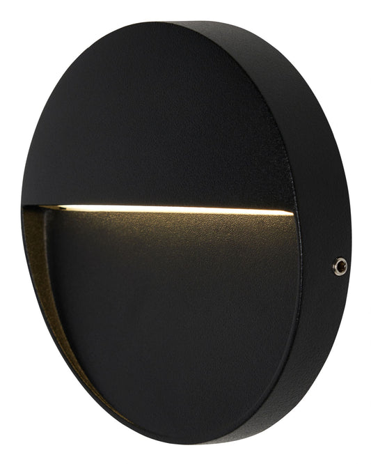 Forum ZN-44236-BLK Onza 3W Round LED Guide Light 4000K IP54 Black