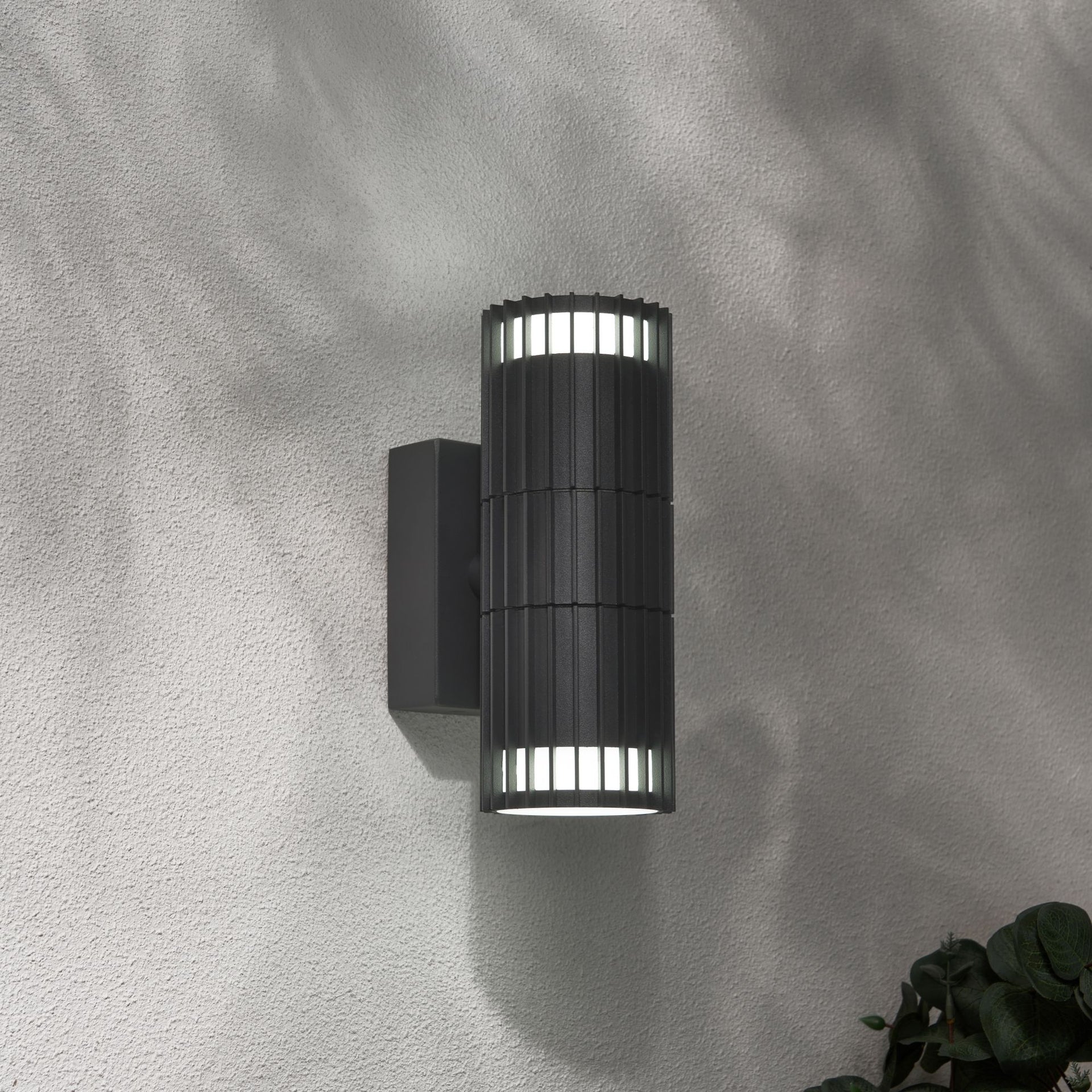 Forum ZN-44262-ANTH Muto 2 x GU10 Up / Down Light IP65 Anthracite