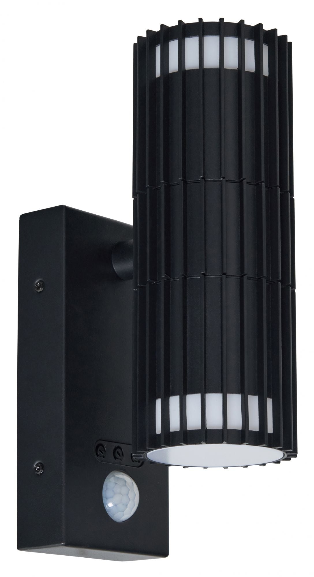 Forum ZN-44263-BLK Muto 2 x GU10 Up / Down Light with PIR IP65 Black